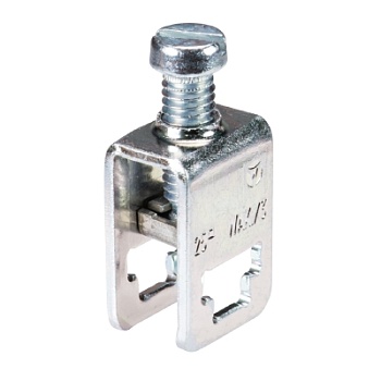 Зажим WAK 25/3 - Рядная распределительная клемма, тип фиксации провода: винтовой, номинальное сечение: 25 мм кв., цвет: серый, тип монтажа: шина 6х6