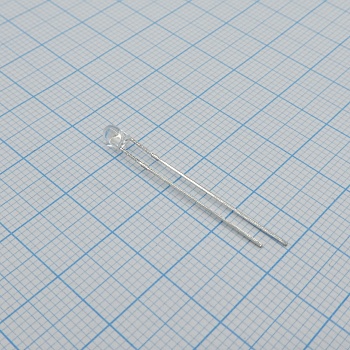 FYL-3004URC1L - Светодиод 3мм/красный/625нм/1500мкд/прозрачный/35°