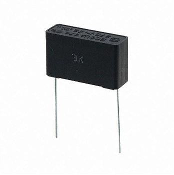 ECQUAAF474K - Металлоплёночный полипропиленовый конденсатор X2,  0.47uF ±10%, 275VAC, радиальные выводы с шагом 22.5mm, (26 x 8.5 x 15mm)
