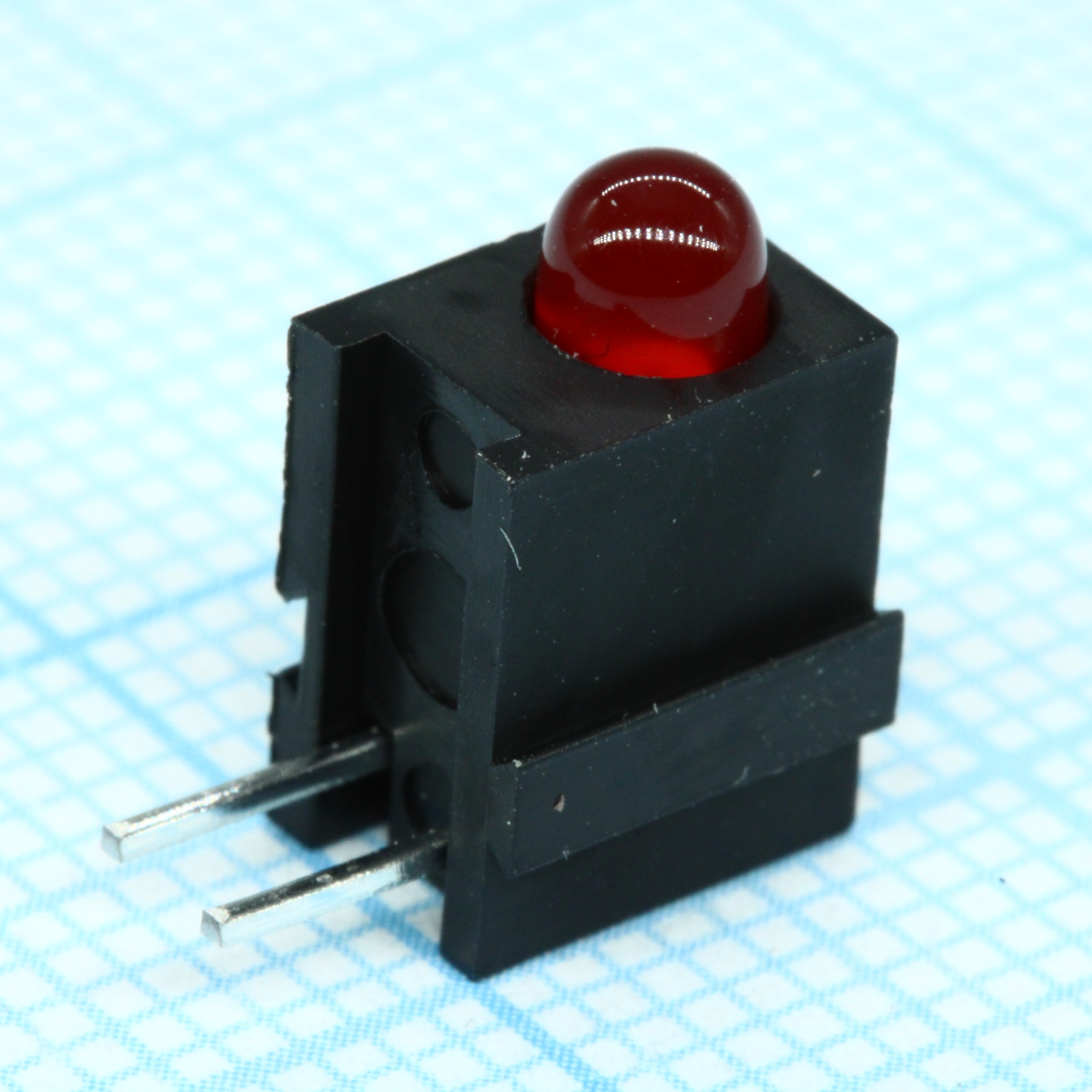 L-1384AL/1ID - Светодиод 3,4мм с держателем/красный/625нм/12-20мкд/60°