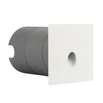 Светильник LT-GAP-S70x70-3W Warm3000 (WH, 30 deg) 025738 - Светодиодный встраиваемый квадратный светильник для стен, лестниц, 3Вт. Цвет ТЕПЛЫЙ 3000К, световой поток 120лм, угол 30°, CRI>80. Влагозащищенный корпус IP65, белый алюминий. Питание AC230V, мощн
