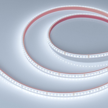 Лента герметичная RTW-PS-A160-10mm 24V White6000 (12 W/m, IP67, 2835, 5m) 024540(2) - Светодиодная лента RTW-PS-A160, герметичная IP67 (PS-силиконовая экструзия). Светодиоды 2835, 160 шт/м (800 шт на 5 м), белая плата, ширина 10 мм, красный скотч 3М. Цвет