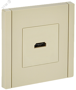 FORTE&PIANO Розетка HDMI FP440 ваниль IEK FP-H10-K10