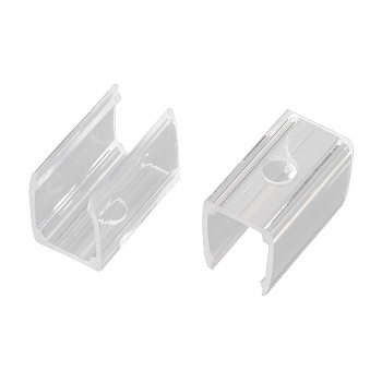 Держатель ARL-MOONLIGHT-1712-CLIP CLEAR 029832 - Клипса из поликарбоната для гибкого неона MOONLIGHT сечения 17х12мм. Длина 25 мм.