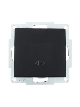 Выключатель промежуточный 1-кл. СП Vesna механизм черн. бархат 742-4288-107