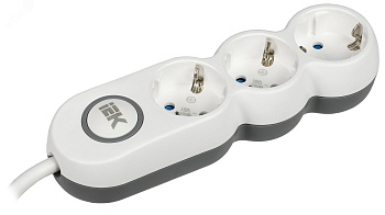 Удлинитель 3х3м с заземл. 16А IP20 Uno У03В 2P+PE 250В 3х1.5 WYP53-16-03-03-ZK
