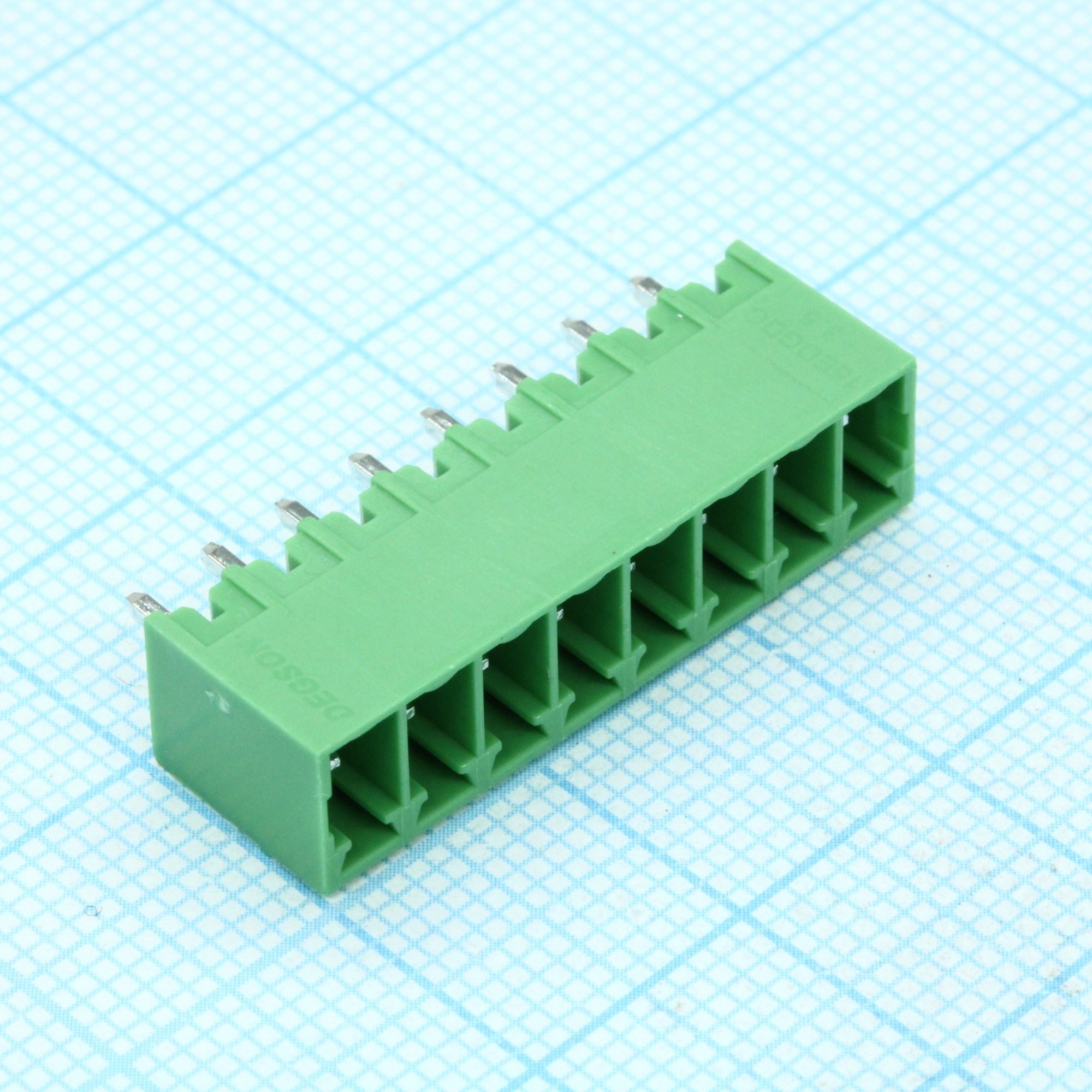 15EDGVC-3.5-08P-14-00A(H) - Разъемный клеммный блок на плату, 8 контактов. Серия 15EDGVC-3.5