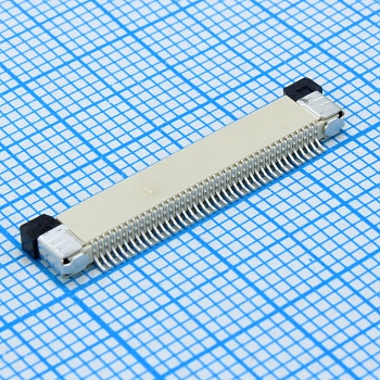 DS1020-09-40VB8B-R - PC разъем для шлейфа на плату, поверхностный монтаж 40 конткатов шаг 0.5мм