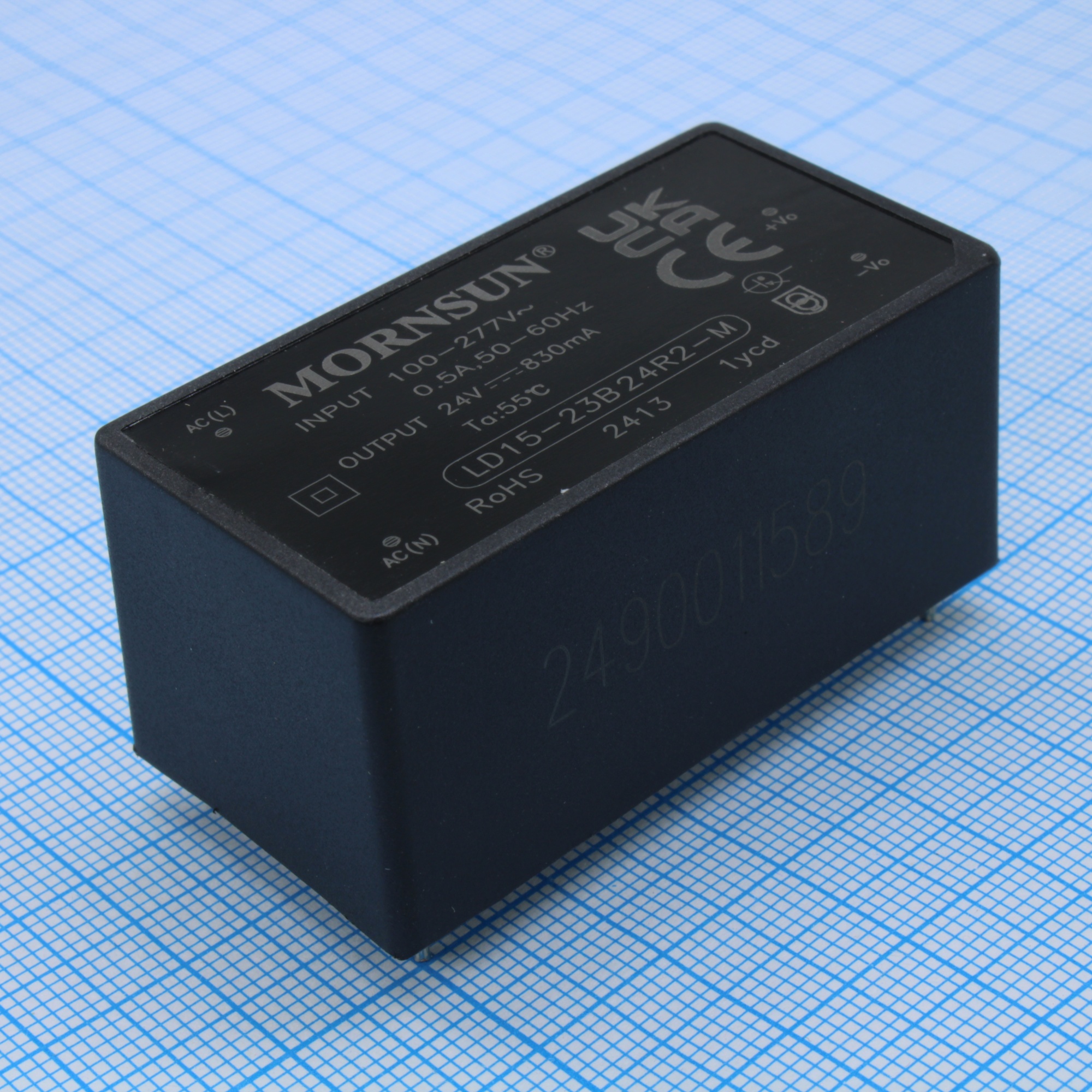 LD15-23B24R2-M - Преобразователь АC-DC на печатную плату 15Вт выход 24 В/0.625 А
