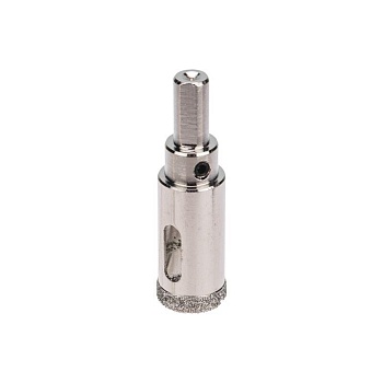 Коронка алмазная 20 мм по керамограниту с центровочным сверлом KR-92-0006