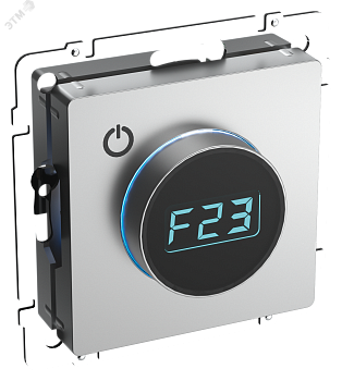 Термостат электронный с индикацией BRITE СП IP20 ТС10-1-БрА алюм. BR-RT11-K47