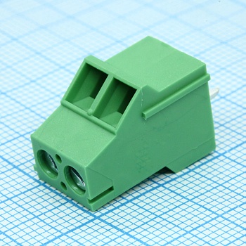 DG504-5.08-02P-14-00A(H) - Барьерный клеммный блок 2 контакта. Серия DG504-5.08