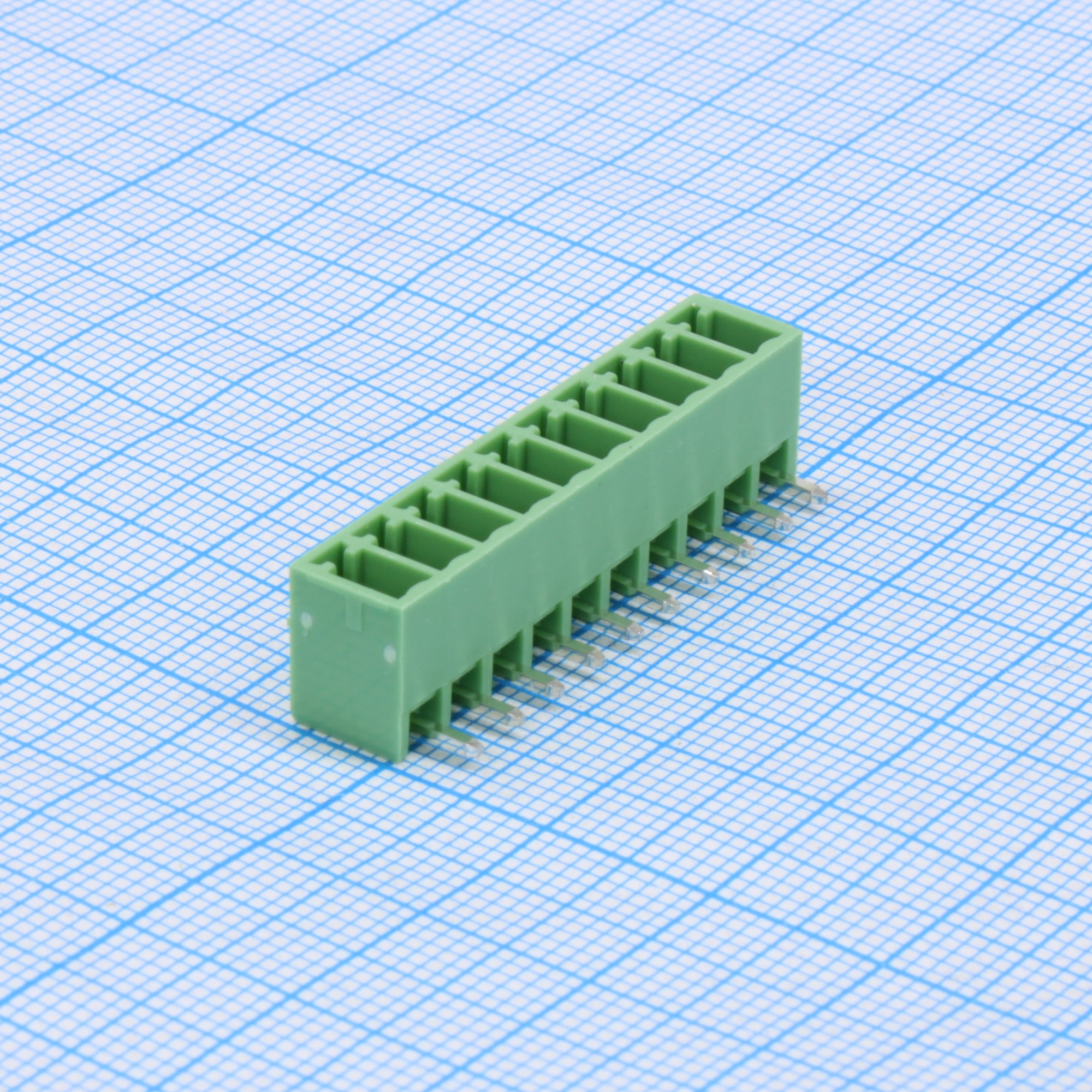 15EGTRC-3.5-10P-14-00 - Разъемный клеммный блок на плату, 10 контактов. Серия 15EGTRC-3.5
