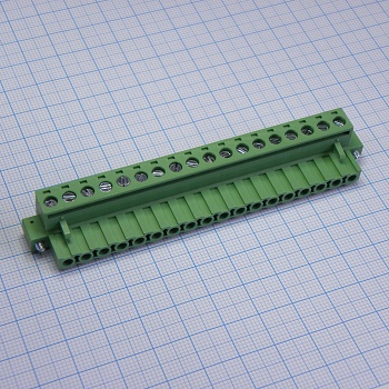 2EDGKM-5.08-18P-14-100A(H) - Разъемный клеммный блок, 18 контактов. Серия 2EDGKM-5.08