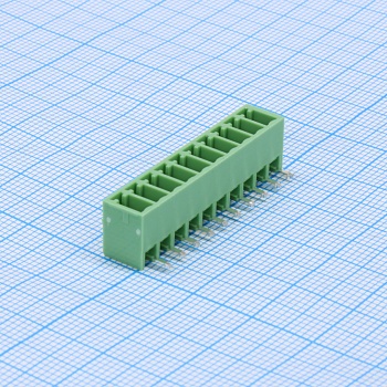 15EGTRC-3.5-10P-14-00 - Разъемный клеммный блок на плату, 10 контактов. Серия 15EGTRC-3.5