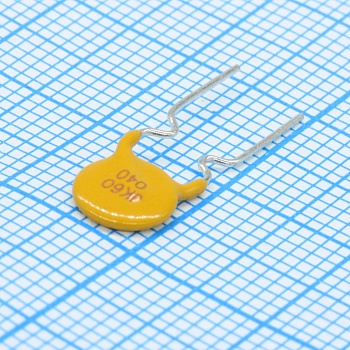 JK60-040 - Предохранитель самовосстанавливающийся 60В 40A 0.4А(удержание) 0.8А(отключение) 5сек 0.56Вт 0.45Ом перед отключением