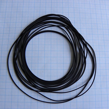 Набор пассиков N1 17шт(1.2*1.2мм) кв. - диаметр от 9см до 15см, сечение квадрат 1,2x1,2мм