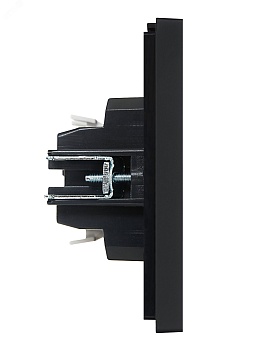 Выключатель проходной 1-кл. СП FORTE&PIANO 10А FP103 черн. IEK FP-V12-0-10-1-K02