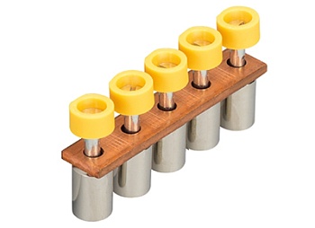 Соед.мостик IVBWKN35-5 - Соединительная перемычка, винтовая, изолированная, 5 полюсов, для клемм: WKN 35/U, цвет: желтый