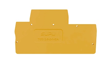 Торцевая крышка TCD2.5-2-1-OG-EA - Торцевая крышка для клемм TCD2.5-2-1..., цвет: оранжевый