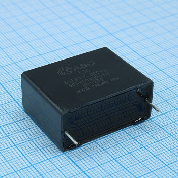 505K801D21101 - Конденсатор металлоплёночный полипропиленовый 5 мкФ ±10% 800 В dc 6,5 А (32 X 14 X 24.5 мм) шаг выводов 27.5 мм 85°С