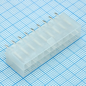 39281183 - Conn Wire to Board HDR 18Power POS 4.2mm Solder ST Top Entry Thru-Hole Mini-Fit Jrї Bag