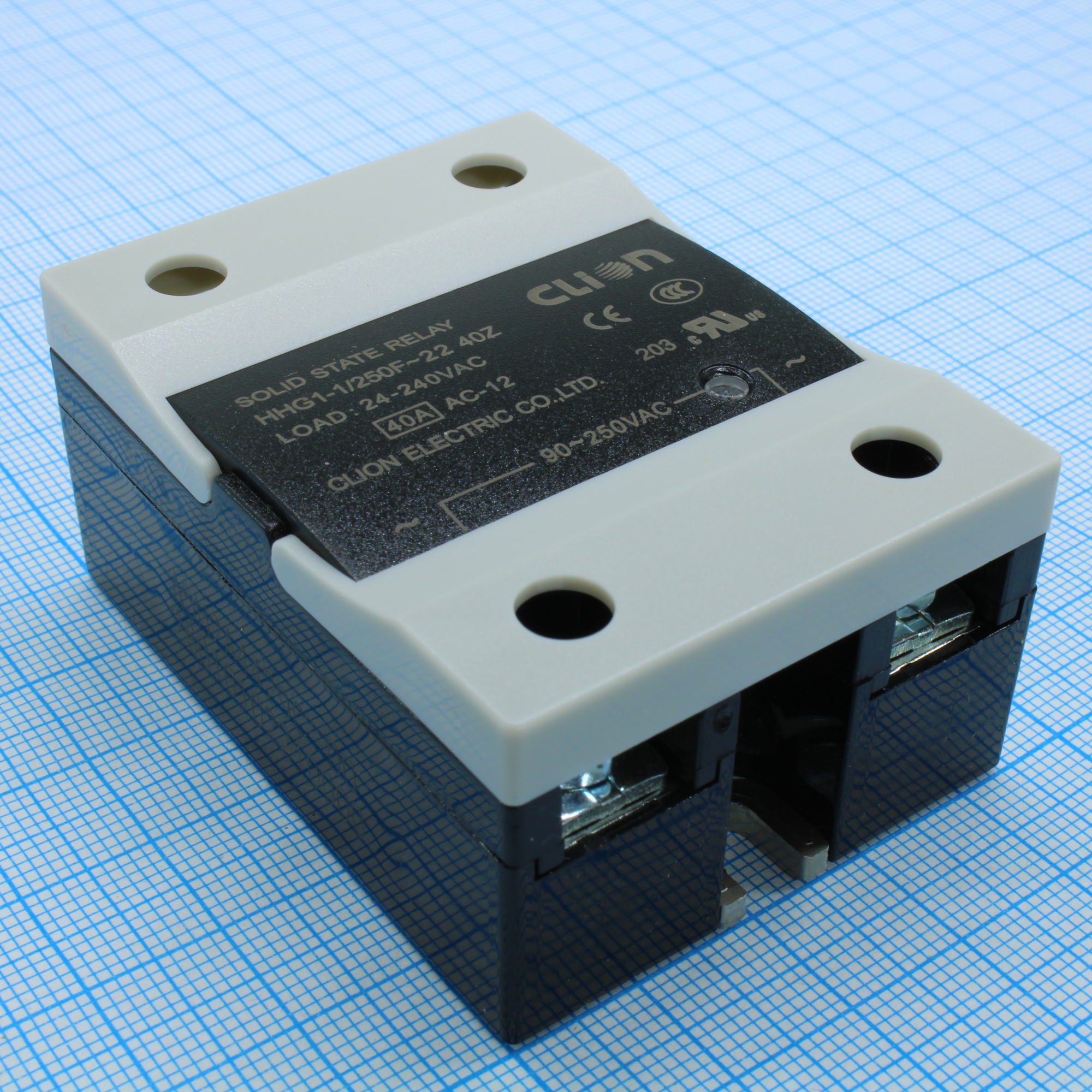 HHG1-1/250F~22 40Z - Реле 90-250VAC, 40A/240VAC (zero-cross)