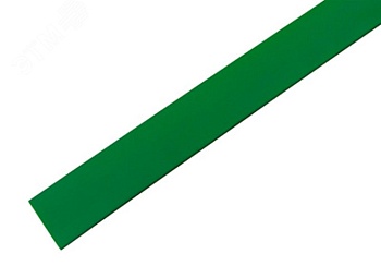 Трубка термоусадочная ТУТ нг 19,0/9,5 зеленая - 1м, не поддерживает горение