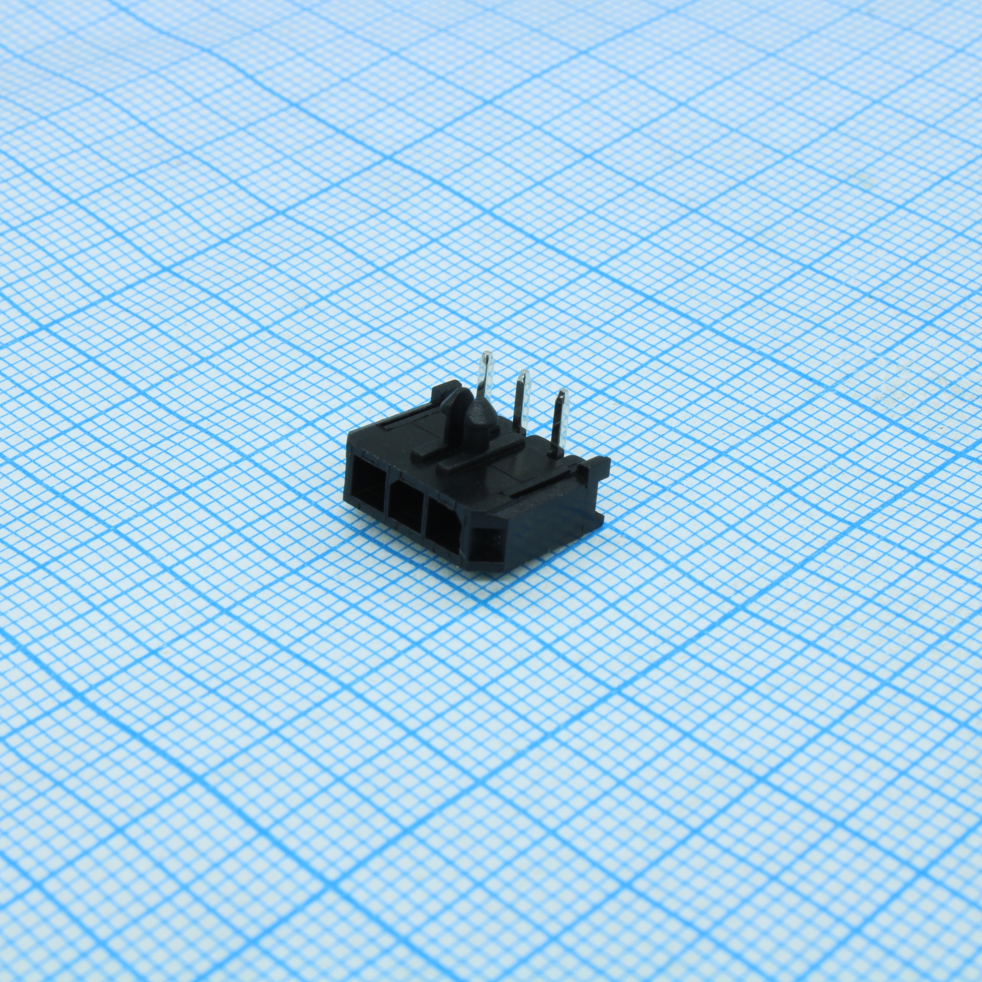 L-KLS1-XM1-3.00-1X03-R - 3.0mm Pitch Molex Micro Fit 3.0 Wire To Board Connector,Single layer,03 pins,Right angle male pin.