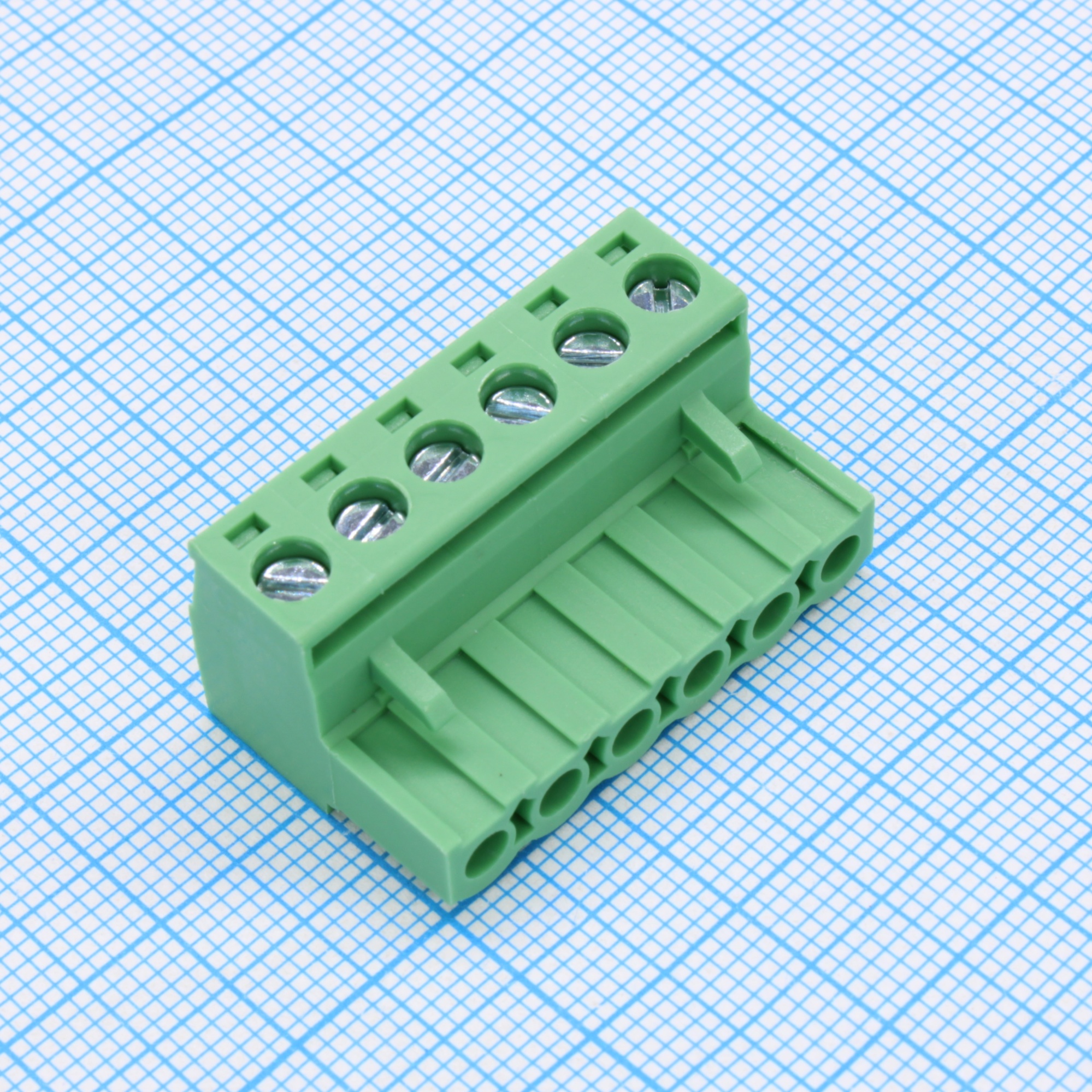 2EGTK-5.0-06P-14-100 - Разъемный клеммный блок, 6 контактов. Серия 2EGTK-5.0