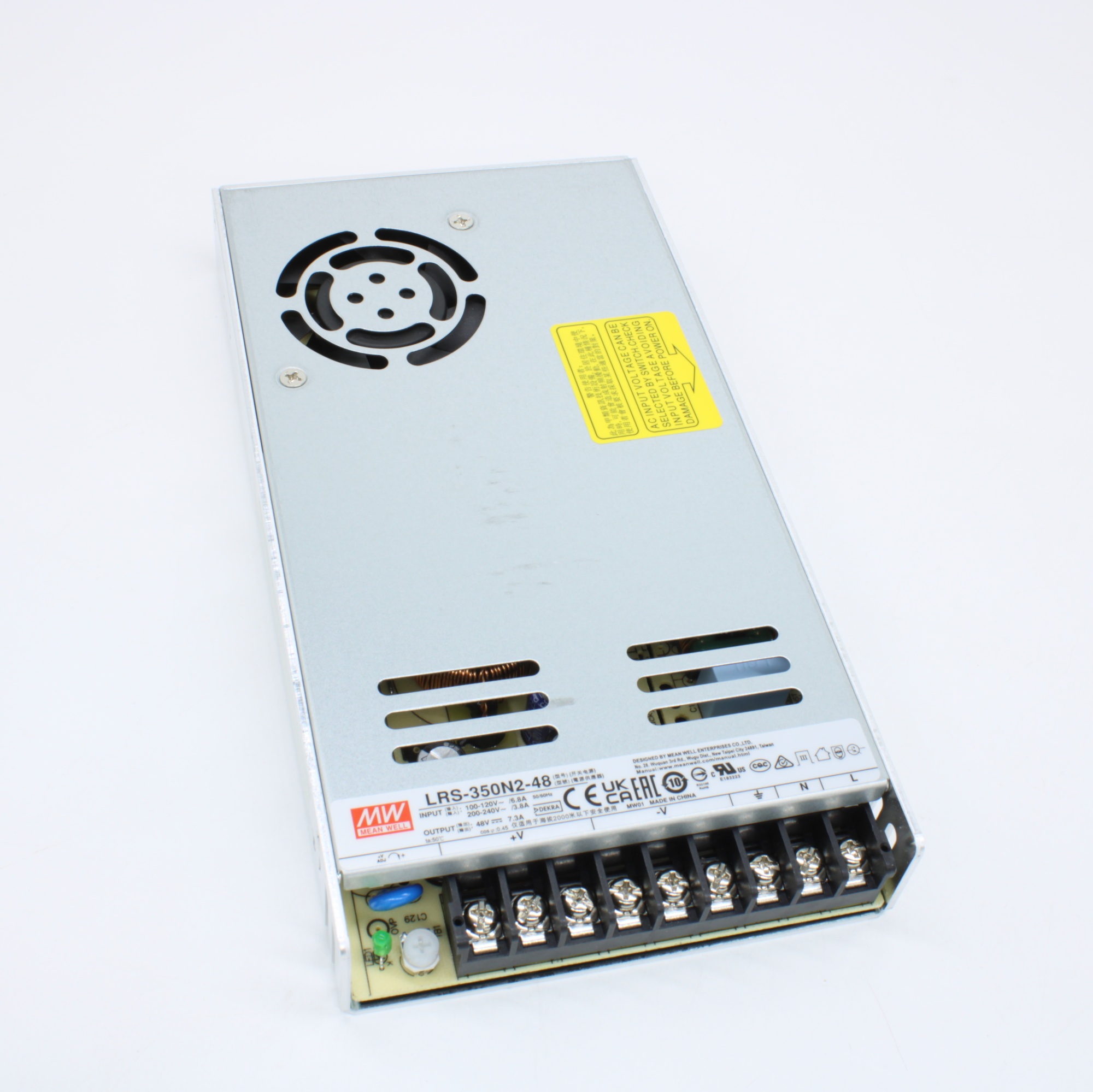 LRS-350N2-48 - Преобразователь АC/DC в кожухе, 350 Вт, выход 48 В/7.3 А