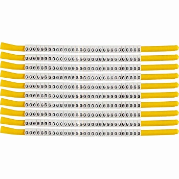 brd133316 - SCN-18-G клипсы белые, 300шт/упак, для провода 4,6-5,9мм диаметра, легенда G