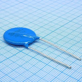 TSV20D221K - Варистор 140Vac/180Vdc, 6500A, 220V(1mA), прямые радиальные выводы, шаг 10мм, россыпь