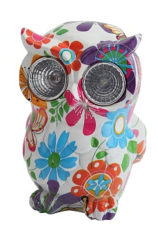 ERAFYS01-04 Садовый светильник Птица на солнечной батарее, полистоун, 15 см (24/288) Б0038497