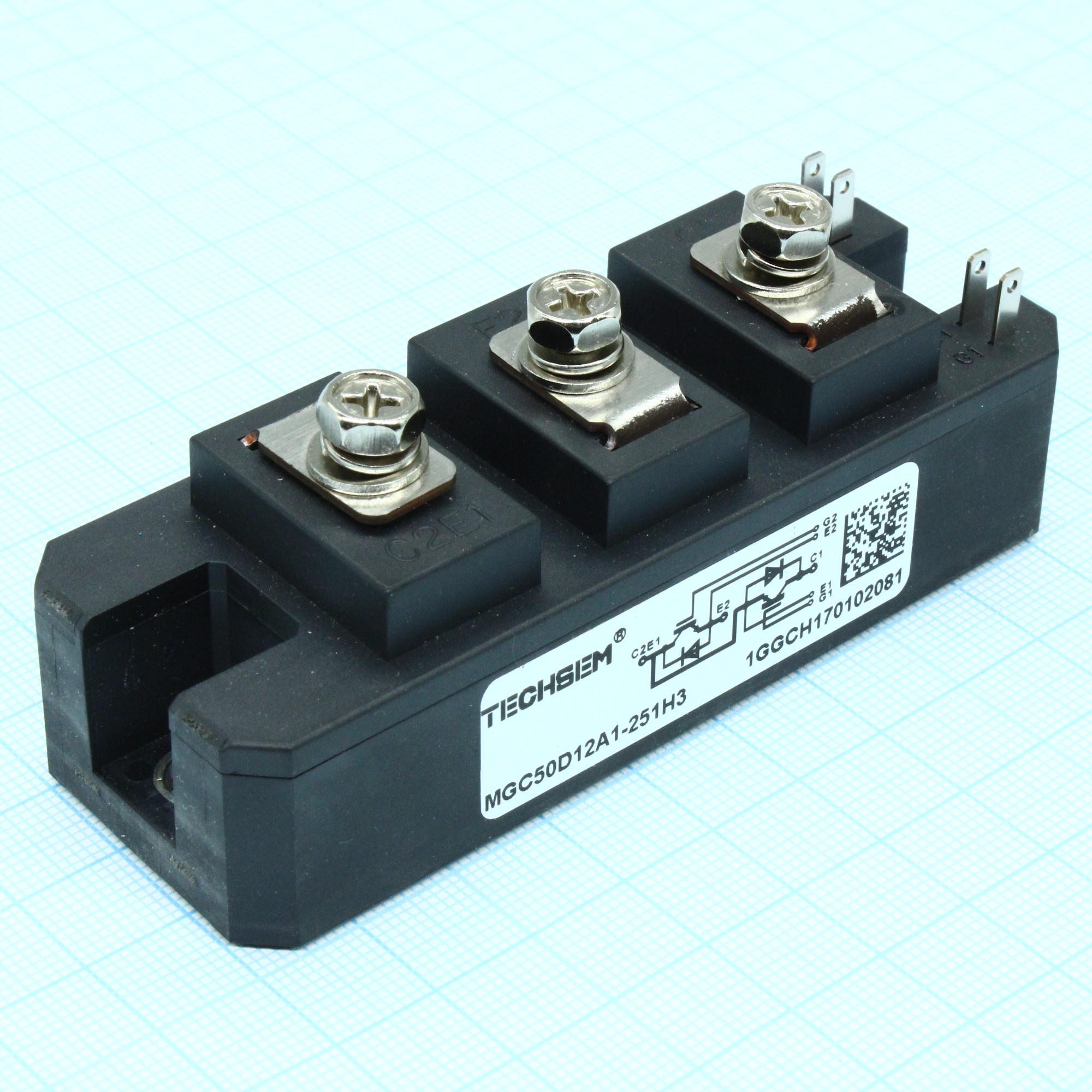 MGC50D12A1-251H3 - Полумостовой модуль IGBT 50А 1200В