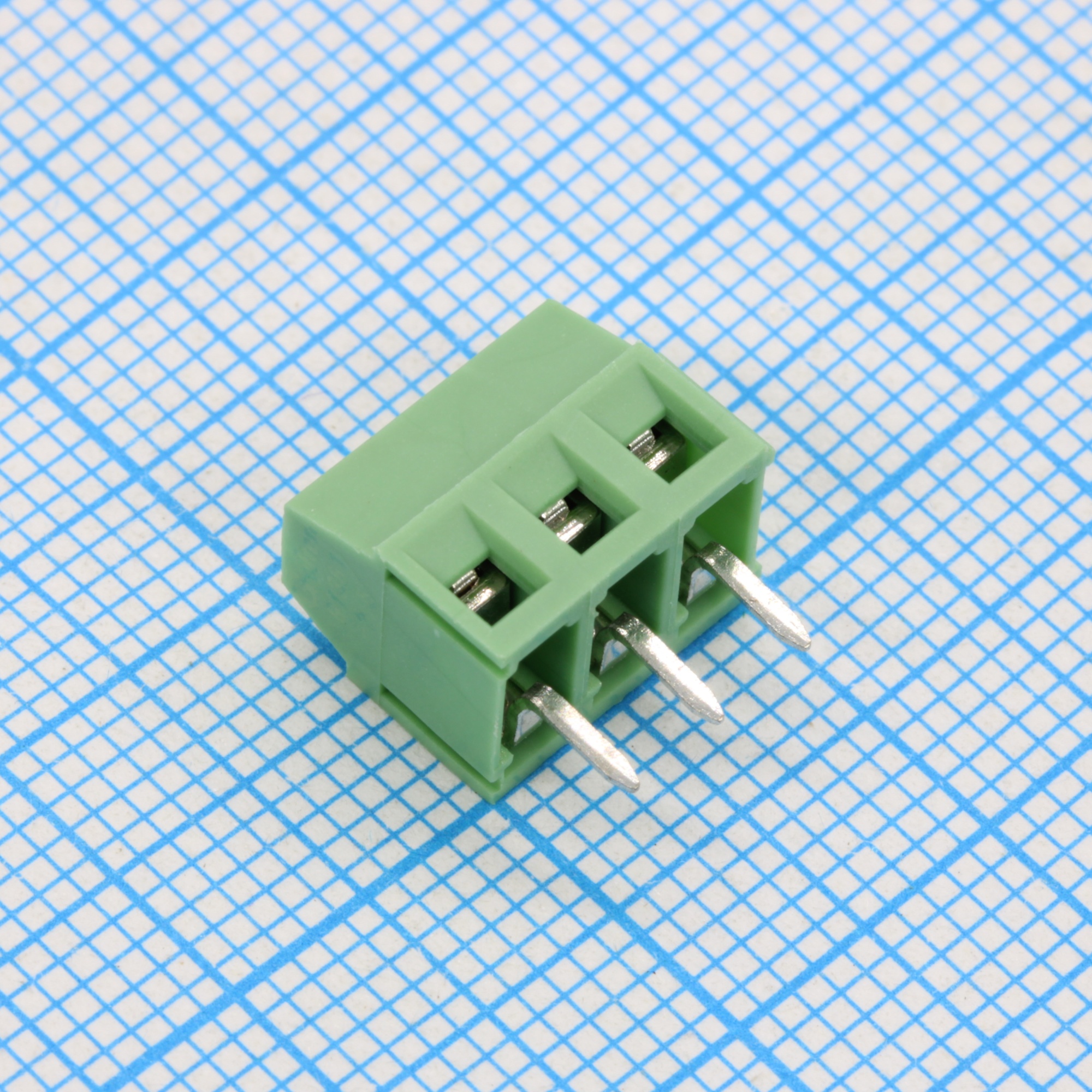 GT381-3.5-03P-14-00 - Винтовой клеммный блок, 3 контакта. Серия GT381-3.5