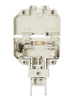 Держатель Si ST GL - Держатель предохранителя, 5x20, для клемм WK 4 TKG / WKFN 4 TKG, индикация LED 220V, цвет: серый