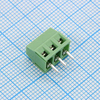 GT381-3.5-03P-14-00 - Винтовой клеммный блок, 3 контакта. Серия GT381-3.5