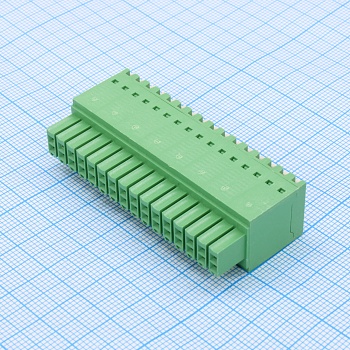 15EDGKNHB-3.5-32P-14-00A(H) - Разъемный клеммный блок на кабель, 32 контакта. Серия 15EDGKNHB-3.5
