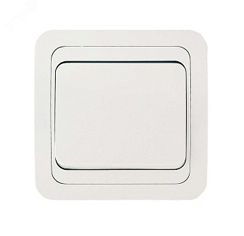 Выключатель 1-кл. СП Mimoza 10А IP20 бел./бел. 12001