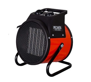 Пушка тепловая электрическая ТЭПК-2000K керамич. нагревательный элемент кругл. 67/1/24