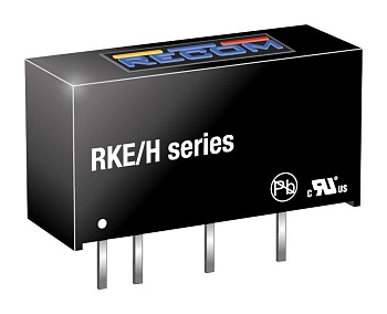 RKE-0505S/H - Isolated DC/DC Converters 1W 05VIN 05VOUT200mA THT