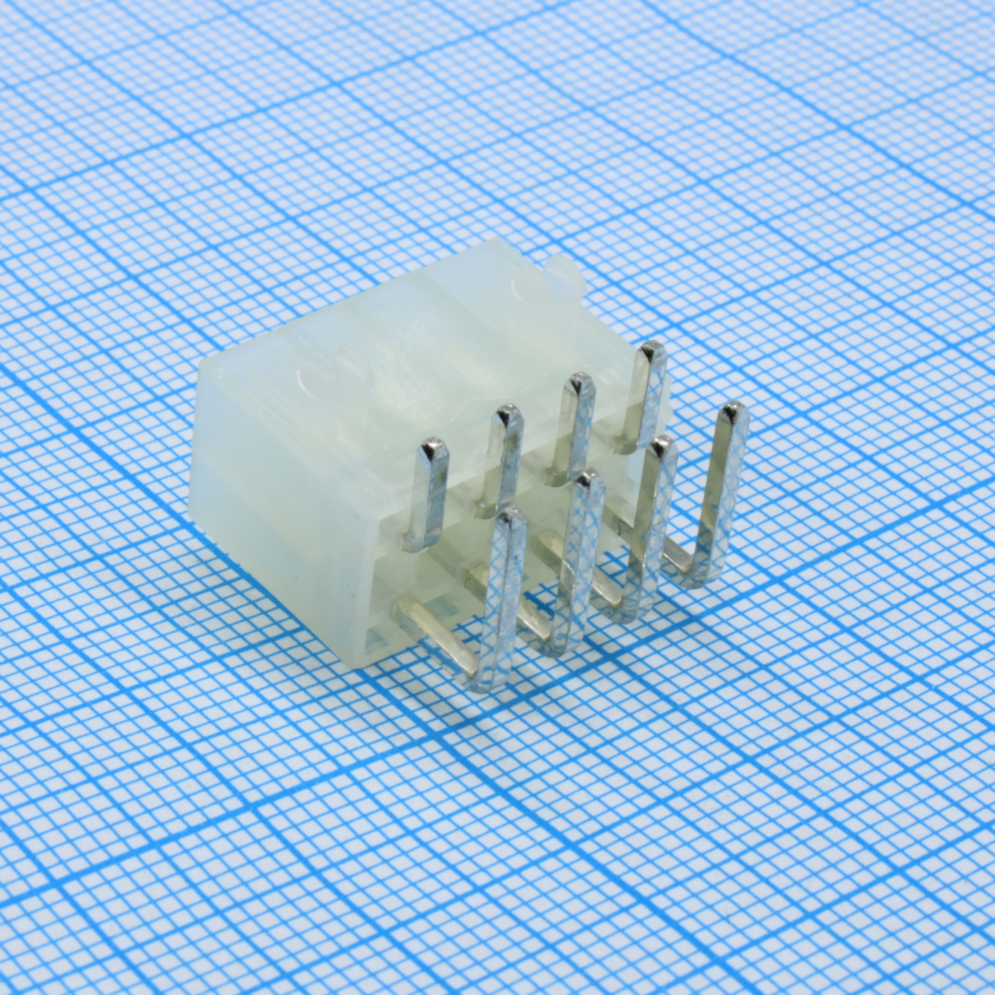 DS1073-01-2X4MR2T6 - Разъем штыревой двухрядный угловой на плату