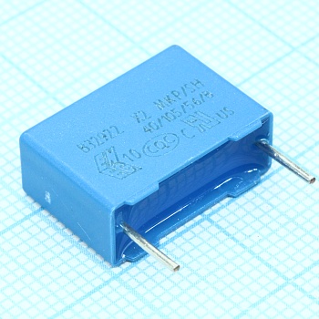 B32922C3224K - 0.22мкФ ±10% 305В~ e:15mm (7x12.5x18mm) max 110°C / X2 class / MKP / bulk помехоподавляющий конденсатор