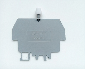 Держатель профиля 900612 - Держатель защитного профиля, тип монтажа: DIN35, с возможностью пломбировки, цвет: серый