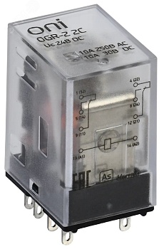 Реле общего назначения OGR-2 2C 24В DC OGR-2-2C-DC24V