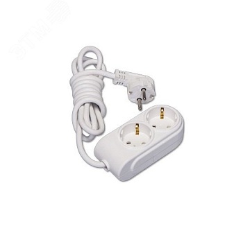 Удлинитель 2х5м с заземл. 16А IP20 защ. шторки N2210063