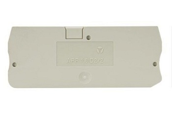 Крышка бок. APF 1,5 D2/2 - Крышка боковая, для клемм WKF 1,5 D2/2..., цвет: серый