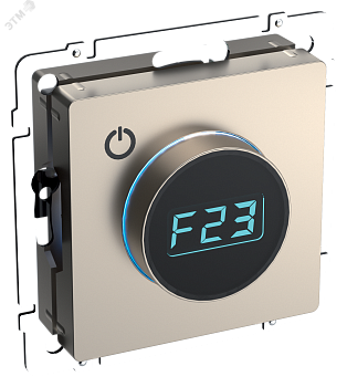 BRITE Термостат электронный с инд. ТС10-1-БрШ шамп. BR-RT11-K37