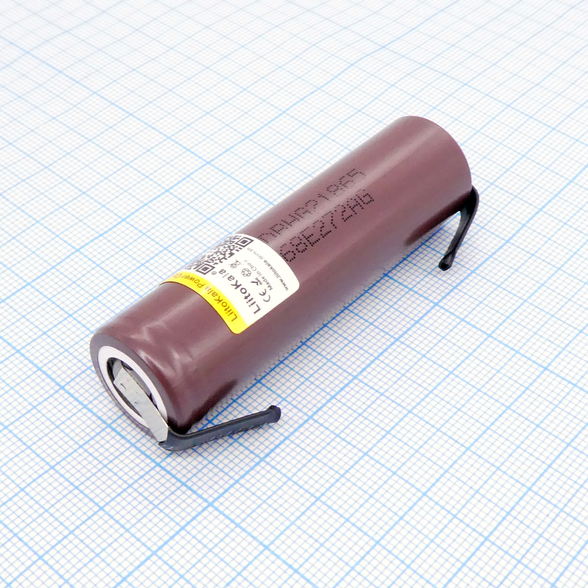 Аккумулятор 18650 LiitoKala HG2 с вывод. - Аккумулятор литий-ионный (Li-Ion) с выводами. Ток разряда до 20А